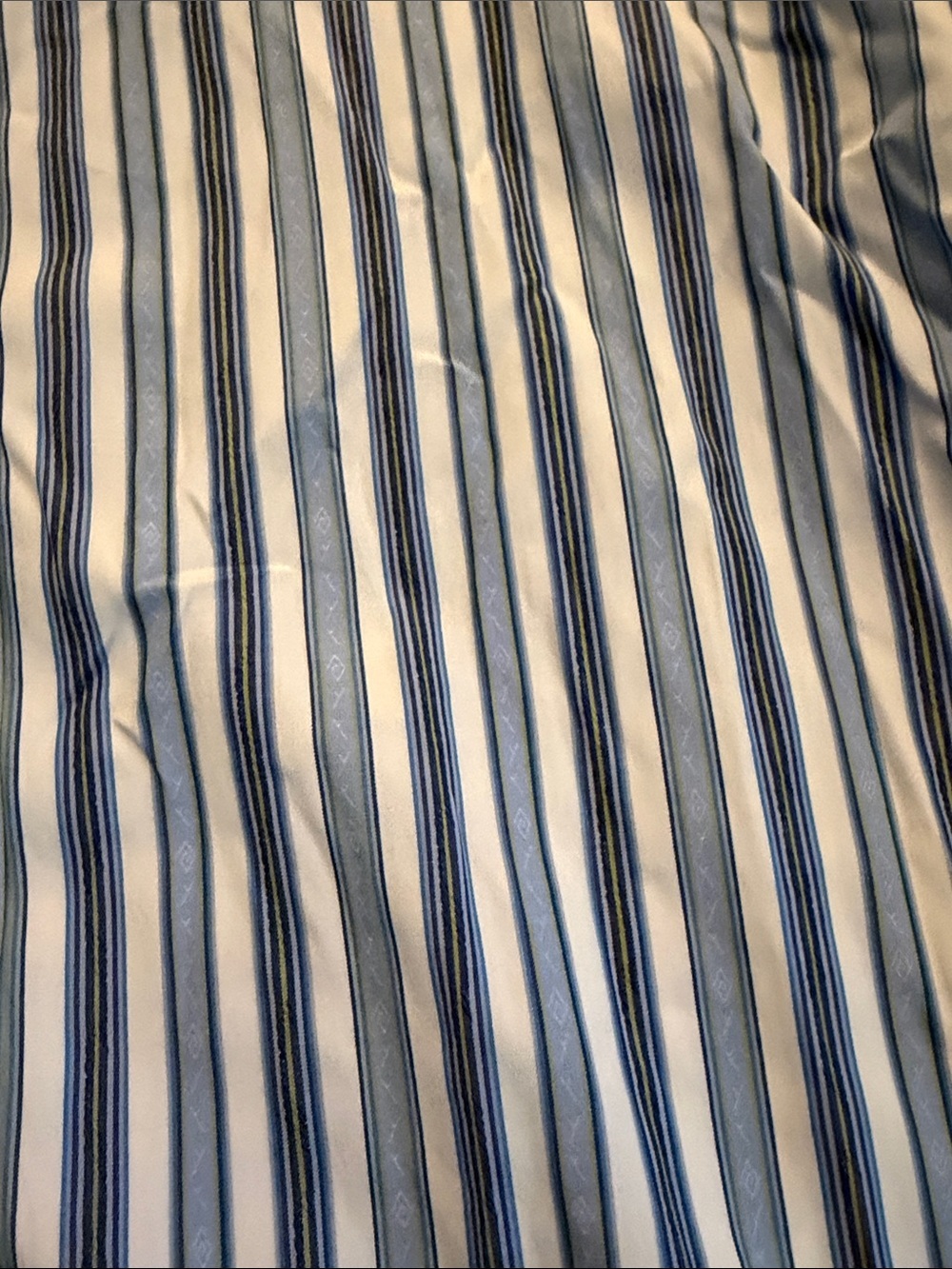 Robert Graham Blue & White Vertical Stripe Dress Shirt - Picture 3 of 3
